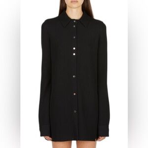 1017 ALYX 9SM Button Up Waffle Knit Grunge Long Sleeve Shirt Dress